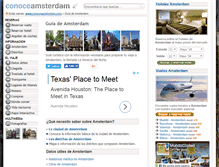 Tablet Screenshot of conoceamsterdam.com
